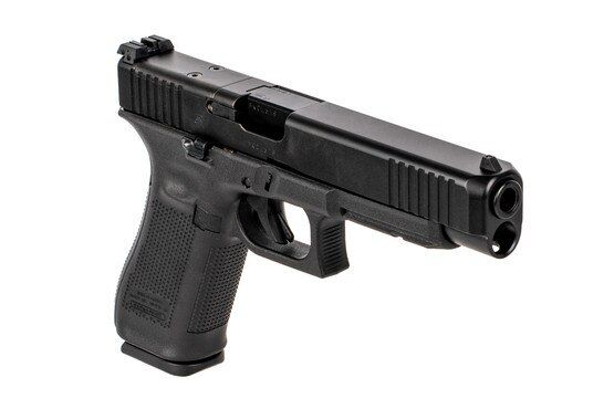 Glock G34 MOS Gen 5 pistol features a long slide and is ready for competition